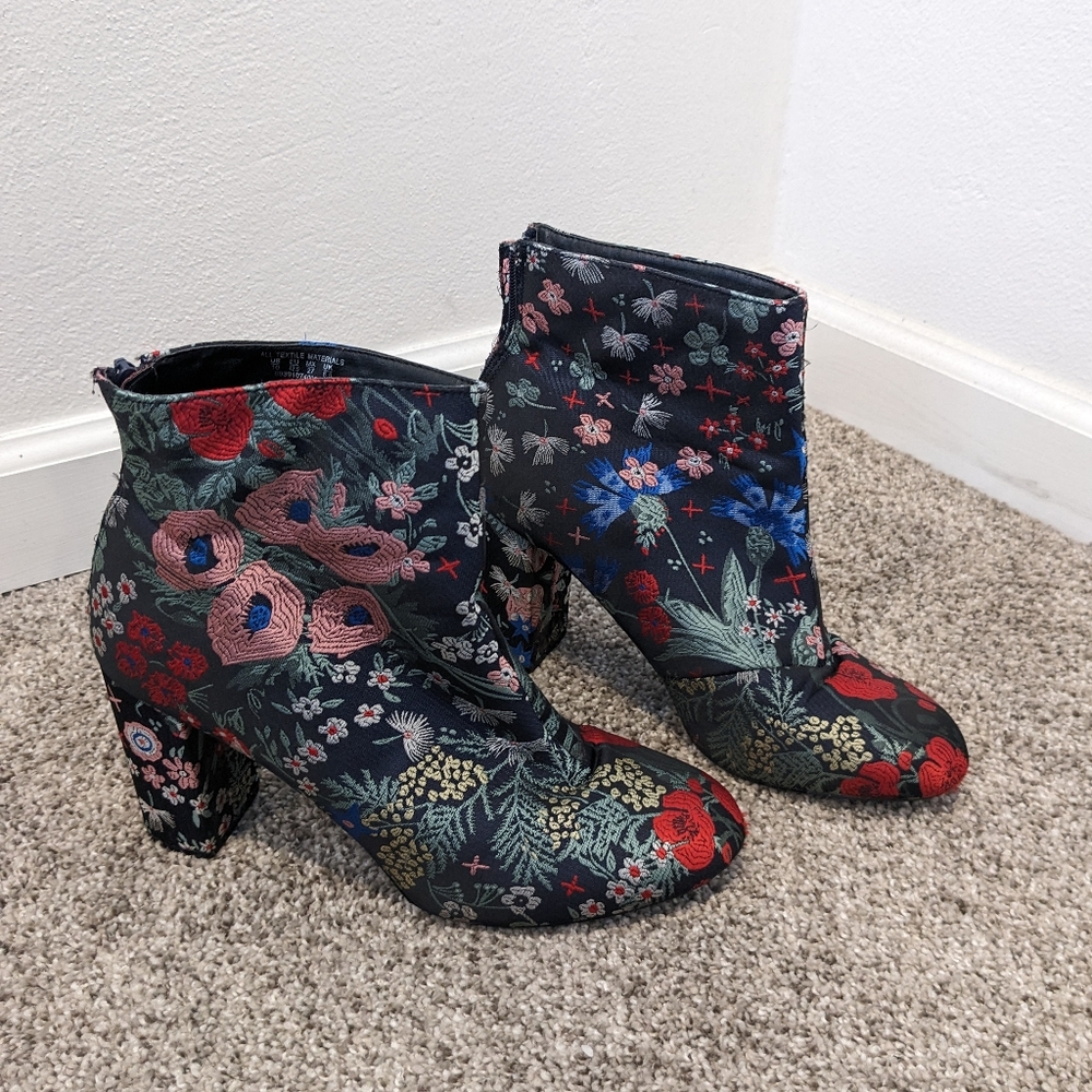 Embroidered Booties